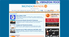 Desktop Screenshot of mondobande.it